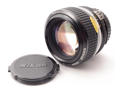 Nikon Nikkor Ai-S 50mm F/1.2 Lens - In Very Good Condition with F/R Lens Caps - Image 1 of 4