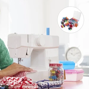  111 Pcs Colorful Sewing Thread Set Needle and Embroidery Machine Bobbin - Picture 1 of 12