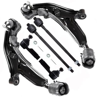6Pcs Front Lower Control Arm Ball Joint & Tie Rod For 1996 97-1999 Nissan Maxima - Image 1 of 4