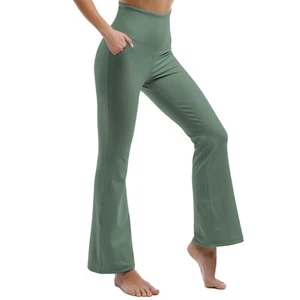 Flare Leggings for Women, High Waisted Yoga Pants with Pockets for Women Fore... - Picture 1 of 7