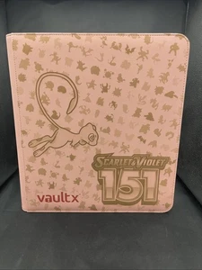Pokémon Scarlet & Violet 151 Vault X Binder The Unlucky Collector 3.5 Mew - Picture 1 of 4