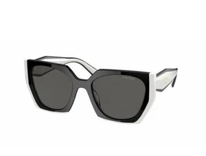 PRADA PR15W-F 09Q5S0 54MM Black Talc Dark Grey Women's Sunglasses -Ex Display - Picture 1 of 10