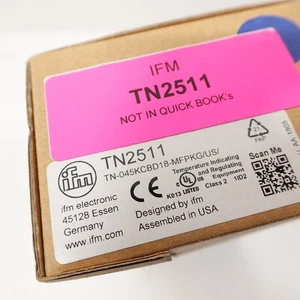 IFM TN2511 Temperature Sensor TN-045KCBD18-MFPKG/USI New in Box Assembled in USA - Picture 1 of 3