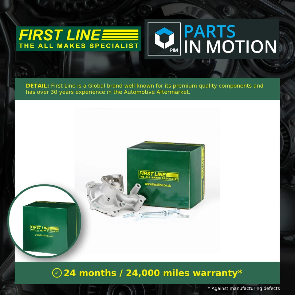 Water Pump fits FORD TRANSIT CUSTOM V362 1.0 2020 on M1FA Coolant Firstline New - Image 1 of 4