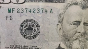 QUAD REPEATER Fancy Serial Number 50 Dollar Bill 23742374 - Picture 1 of 3