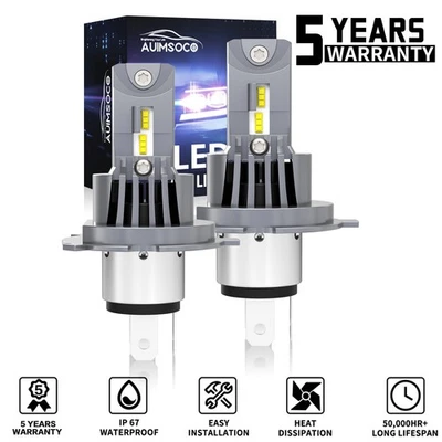 For Honda Element 2003-2011 LED Headlight Kit 9003 H4 6000K White Hi Lo COB Bulb - Изображение 1 из 4