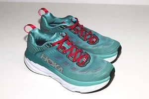 Hoka One One Bondi 6 Women's Turquoise Pink size 10 Running Shoes - Picture 1 of 5