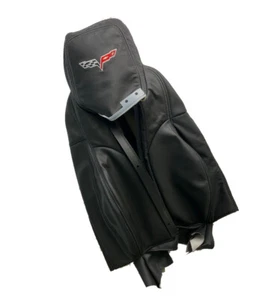 2005-2011 New GM Corvette Passenger Side RH Black Upper Seat Cover - Picture 1 of 3