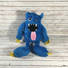 Manhattan Toy Blue Monster Plush Pink Tongue Yellow Claws Stuffed Animal
