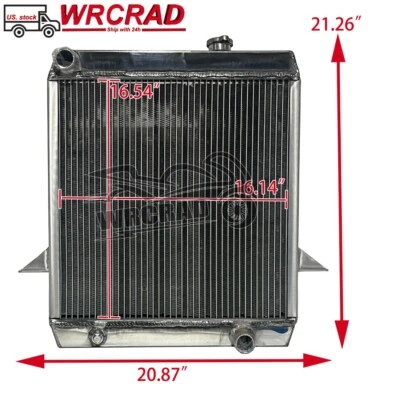 MT Aluminum Radiator For Triumph TR250 1967-1968 / TR6 1969-1974 1971 1973 - Image 1 of 4