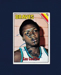 Ken Charles signed Buffalo Braves 1975 Topps Basketball Karte - Bild 1 von 1