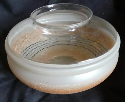 Globe à griffe opaline D20 cm – lampe art déco/art nouveau – ref 4456 - Photo 1/4