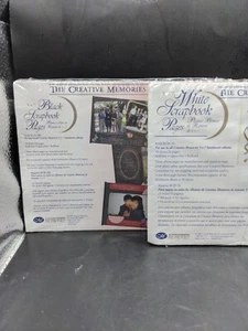 Lot Creative Memories White and Black Page Refill 5x7 Packs - Picture 1 of 4