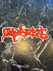 Adesivo Limp Bizkit Fred Durst vintage decalcomania anni 90 concerto promo rara band metal 10" - Foto 1 di 3