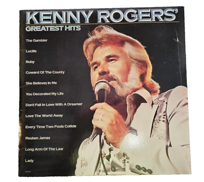 Kenny Rogers / Greatest Hits Album Vinyl LP / 1980 / NM / L00-1072 - Image 1 of 4