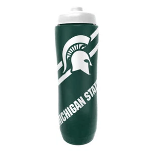Botella de agua exprimida Party Animal NCAA Michigan State Spartans 32 oz. - Imagen 1 de 2
