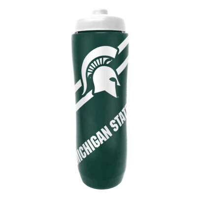 Botella de agua exprimida Party Animal NCAA Michigan State Spartans 32 oz. Foto 1 de 2
