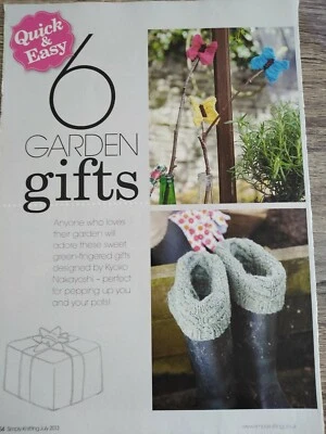 6 GARDEN GIFTS - Fabulous Designs by Kyoko Nakayoshi - Magazine pull out - Image 1 of 4