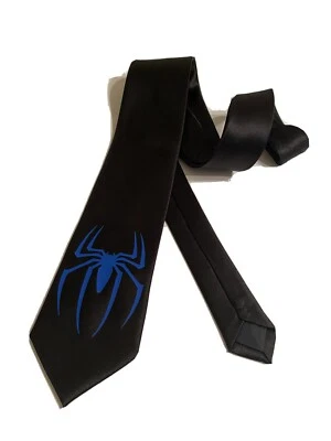 Corbata Araña, Nueva, Corbata Negra, Gran Calidad, Genial Regalo, Divertida Foto 1 de 4