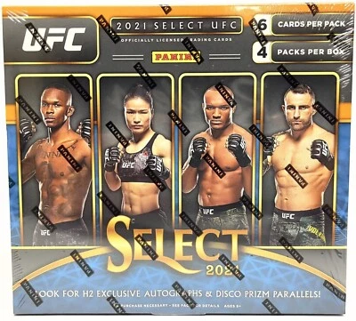 2021 PANINI SELECT UFC H2 HOBBY HYBRID BOX NEW FACTORY SEALED - Image 1 of 2