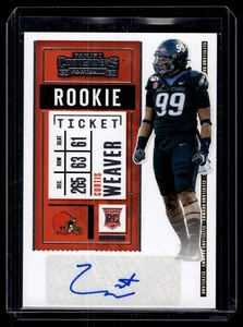 2020 Panini Contenders Curtis Weaver #198 RC Rookie Ticket Auto - Picture 1 of 2