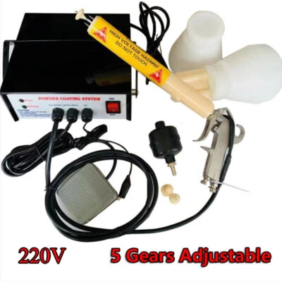 5 Gears Electrostatic Powder Coating System Machine Powder Coating Spraying Tool - Image 1 of 4