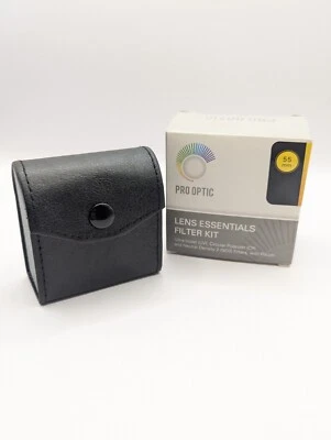 PRO OPTIC 55mm LENS ESSENTIALS FILTER KIT UV, CIRCULAR POLARIZED, ND2 - Image 1 of 4