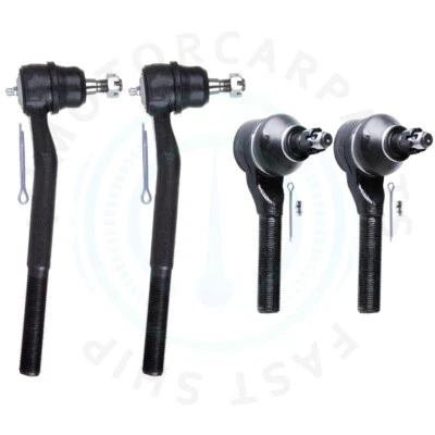 Barra de amarre exterior interior delantera 4 piezas para Chevrolet Blazer GMC Jimmy Sonoma 1995-2003 Foto 1 de 4