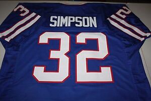 OJ SIMPSON #32 RB SEWN STITCHED HOME THROWBACK JERSEY SIZE XL THE JUICE HOF 85