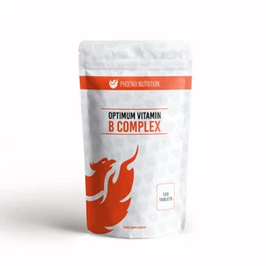 Optimum Vitamin B Complex Tablets with B12 as Methylcobalamin L-5-MTHF  P-5-P - Picture 1 of 5