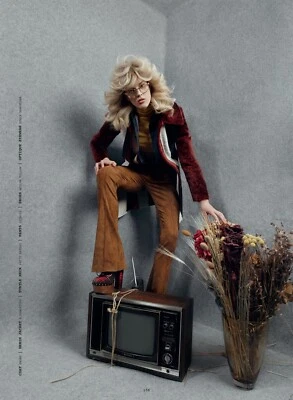 DROMe NUEVO Pantalones Gamuza Cuero Cinturón Cremallera Marrón Talla S Hecho en Italia Nuevos con Etiquetas $1300 Foto 1 de 4