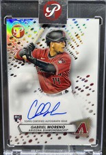 2023 TOPPS PRISTINE ROOKIE REFRACTOR GABRIEL MORENO RC AUTO Q0786