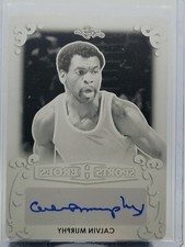 2017 Leaf Metal Sports Heroes Calvin Murphy Printing Plate Black Plate 1/1!