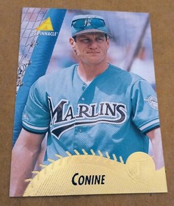 1995 Pinnacle Baseball JEFF CONINE Baseball Card #11. FLORIDA MARLINS. 