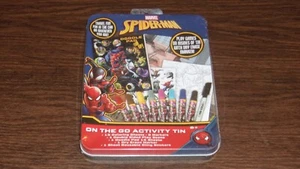 New & Sealed Marvel SPIDER-MAN On the Go Activity Tin Set & Play Games Spiderman - Picture 1 of 2