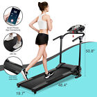 750W Foldable Electric Motorized Treadmill Running Jogging Gym Power Machine