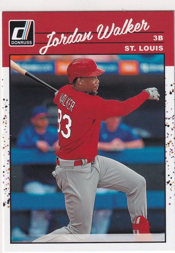 2023 DONRUSS RC JORDAN WALKER ST. LOUIS CARDINALS ROOKIE GE-4143 - Image 1 of 1