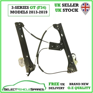 NEW BMW 3-SERIES GT (F34) PASSENGER SIDE LEFT FRONT WINDOW REGULATOR 2013-2019 - Picture 1 of 4