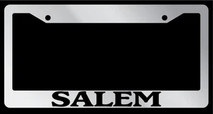 Chrome License Plate Frame Salem Auto Accessory Novelty 2625 - Picture 1 of 1
