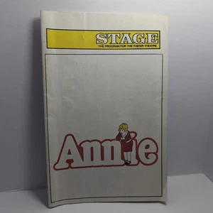 Annie Playbill Detroit Fisher Theatre January 1981 - Picture 1 of 1