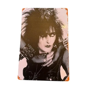 Siouxsie and the Banshees Side Eye Goth Punk Postpunk 12x8 Metal Tin Art F - Picture 1 of 4