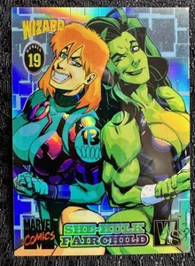 Skybox Marvel Wizard No 19 She-Hulk Fairchild Wildstorm Promo Card 1997 - Bild 1 von 3