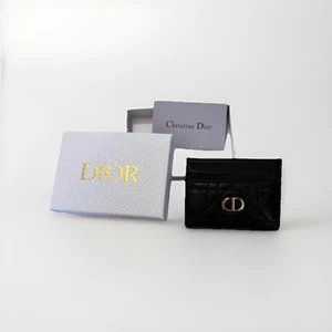 *Excellent Condition* Dior Card Holder Black Leather - Picture 1 of 3