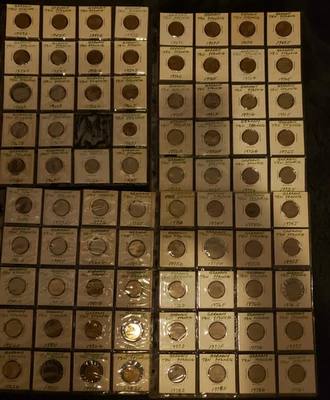 World coin lot German Cold War Era, 10 Pfennig 79 Coins of various years / mints - Image 1 of 4