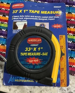 American Exchange Tool 33’ x 1” Tape Measure SAE #20047 Free/Fast Shipping - Picture 1 of 3