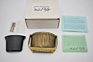 Nantucket Korb Türklopfer von Michael Healy Artisan Messing #MH1521 NEU in Box - Bild 1 von 14