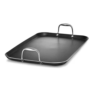 Plancha híbrida antiadherente de doble quemador, asas Stay-Cool, apta para lavavajillas... - Imagen 1 de 5