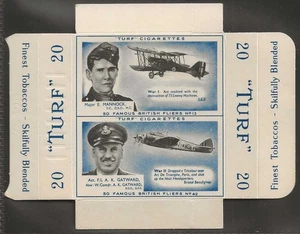 CARRERAS-UNCUT DOUBLE TURF SLIDE-FAMOUS BRITISH FLIERS 1956-#13#42- QUALITY CARD - Picture 1 of 2