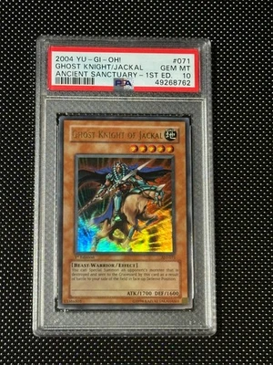 YUGIOH PSA 10 2004 Ghost Knight of Jackal AST-071 Ultra Rare 1st Edition *8762 - Image 1 of 2