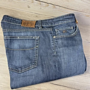 PPD Paige Relaxed Denim Jeans Size 34 Doheny Straight Medium Blue (36x33 Actual) - Picture 1 of 9